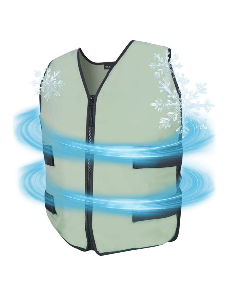 Chaleco Refrigerante MR.ICE Unisex Ajustable 84 Celdas