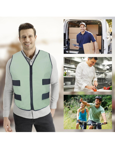 Chaleco Refrigerante MR.ICE Unisex Ajustable 84 Celdas