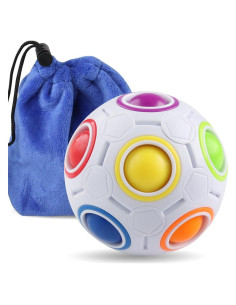 Bola de Rompecabezas Antiestrés Coogam Arcoíris 90g