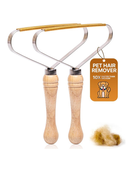Removedor de Pelo de Mascota Diafline - 2 Paquetes, Raspador y Limpiador Profesional
