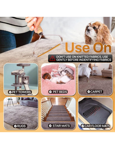 Removedor de Pelo de Mascota Diafline - 2 Paquetes, Raspador y Limpiador Profesional