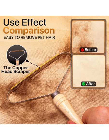 Removedor de Pelo de Mascota Diafline - 2 Paquetes, Raspador y Limpiador Profesional