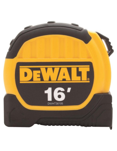 Cinta Métrica Dewalt 4.9m con Hoja Fraccionaria