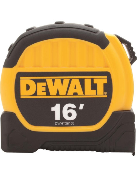 Cinta Métrica Dewalt 4.9m con Hoja Fraccionaria