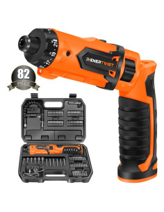 Destornillador Inalámbrico ENERTWIST 8V 10Nm 82 Accesorios