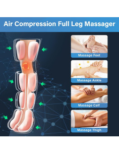 Masajeador de Piernas Comrelax HY-1117A Compresión y Frío 2
