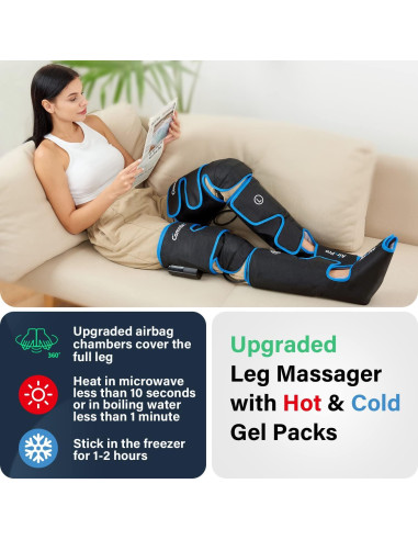 Masajeador de Piernas Comrelax HY-1117A Compresión y Frío