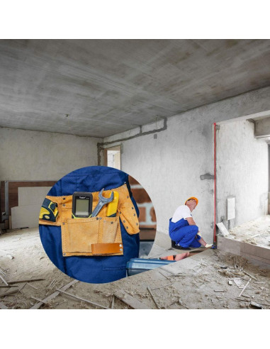 Medidor de Distancia Láser Huepar LM50A 50m con Batería Li-ion