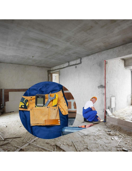 Medidor de Distancia Láser Huepar LM50A 50m con Batería Li-ion