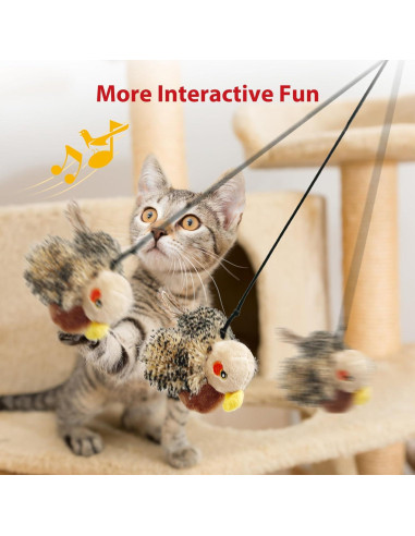 Juguete Interactivo para Gatos GiGwi Pájaro Aleteador USB