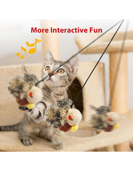 Juguete Interactivo para Gatos GiGwi Pájaro Aleteador USB