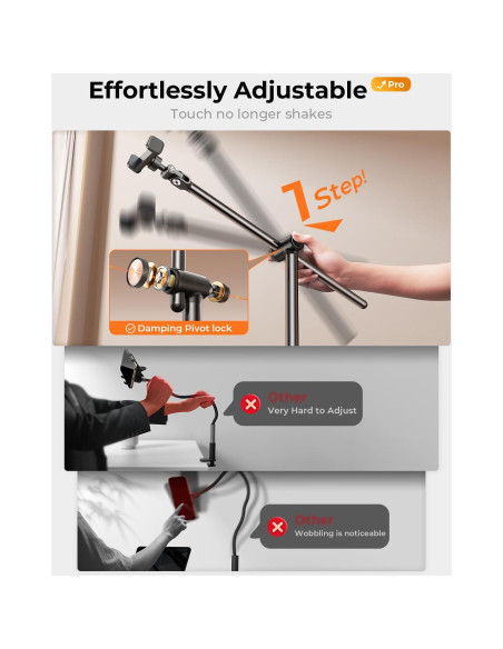 Soporte de Piso Ajustable DIMONCOAT para Tabletas 4.7-15.6" Soporte de Piso Ajustable DIMONCOAT para Tabletas 4.7-15.6"