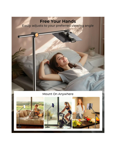 Soporte de Piso Ajustable DIMONCOAT para Tabletas 4.7-15.6"