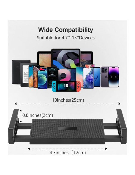 Soporte de Piso para Tableta IceFun Ajustable 40-185 cm