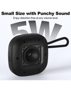 Altavoz Bluetooth Portátil Bobtot Sound Air IPX7 16 Horas Negro 2