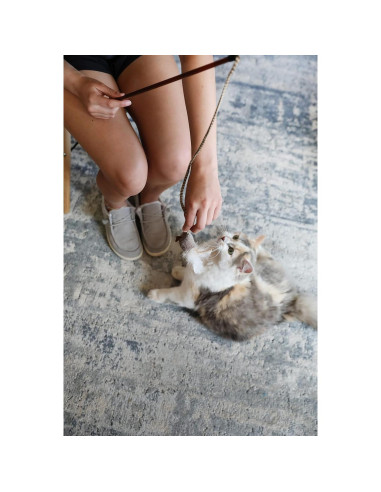 Varita Juguete para Gato OurPets con Plumas y Sonido Realista