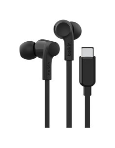 Auriculares Belkin SoundForm USB-C con micrófono - Negro