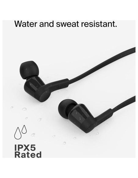 Auriculares Belkin SoundForm USB-C con micrófono - Negro