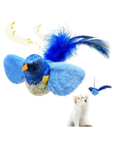 Juguete Interactivo para Gatos Wagcraze Pájaro Sonido Realista