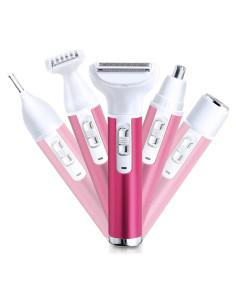 Afeitadora eléctrica 5 en 1 ANFOOS para mujeres, recargable