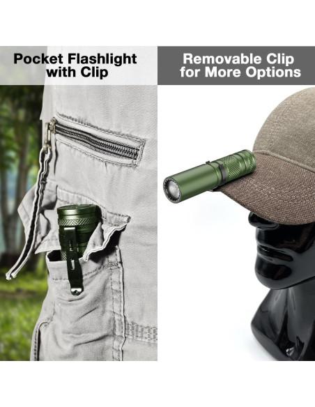 Linterna LED SIXRAY L402FR 500 Lúmenes Recargable USB C