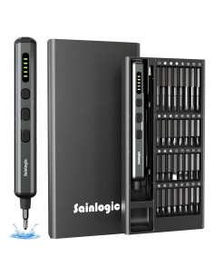 Destornillador Eléctrico Sainlogic 68 en 1, 3.7V, 200 RPM