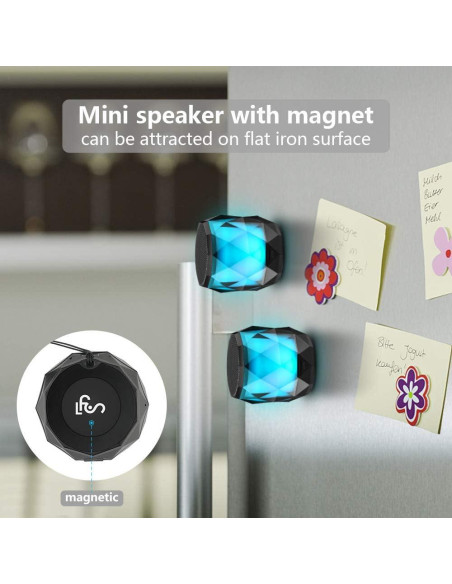 Altavoz Bluetooth Portátil FLS Magnético Impermeable 10W Altavoz Bluetooth Portátil FLS Magnético Impermeable 10W