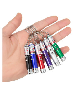 6 Pcs Juguetes Puntero Láser para Gatos y Perros LED