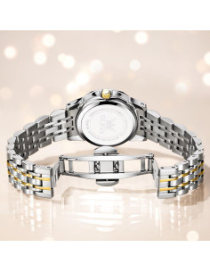 Reloj OLEVS para Mujeres Clásico Acero Inoxidable Luminiscente 2