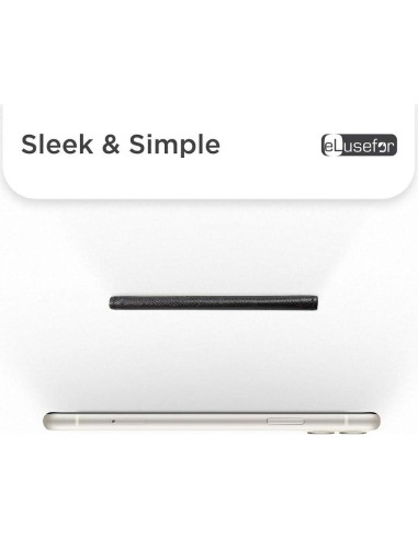 Billetera Adherible eLusefor Negra para Teléfono - 6 Tarjetas