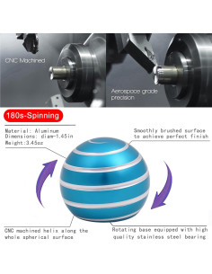 Juguete de Escritorio Kinetic Samilalago Azul Mate 3.76 cm 2