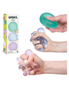 Pelotas Antiestrés Speks Gump - Juguete Squishy 3 Piezas