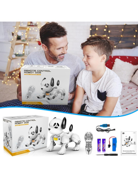 Perro Robot Interactivo Control Remoto Lingke Y8359 17,8 cm