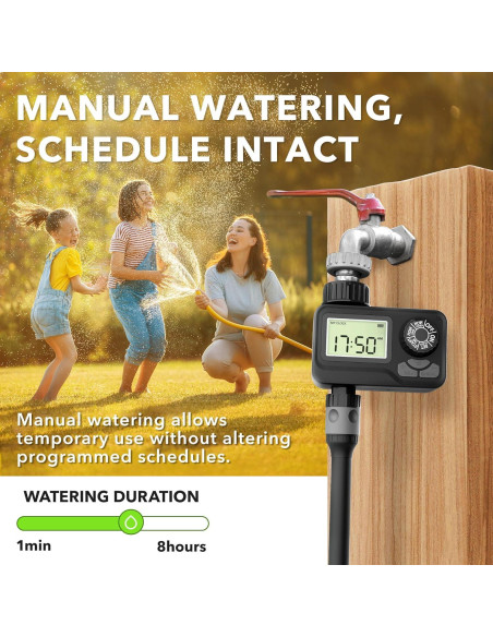 Temporizador de Riego BN-LINK Digital 1 Salida a Prueba de Agua