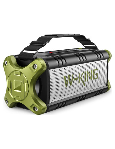 Altavoz Bluetooth W-KING D8 90W Impermeable IPX6 40H Batería