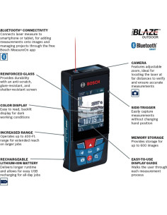 Medidor Láser Bosch GLM400C 121.92m Bluetooth y Pantalla Color 2