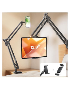 Soporte para Tablet LISEN Ajustable 4-13" Negro