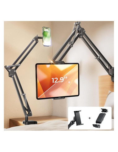 Soporte para Tablet LISEN Ajustable 4-13" Negro