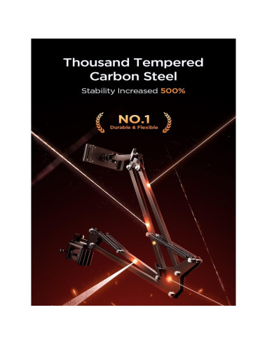 Soporte para Tablet LISEN Ajustable 4-13" Negro