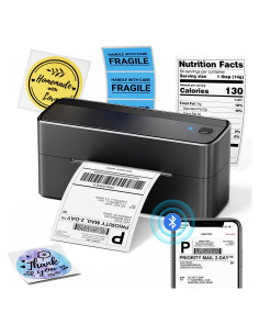 Impresora de Etiquetas Phomemo 241BT Térmica Inalámbrica 4x6