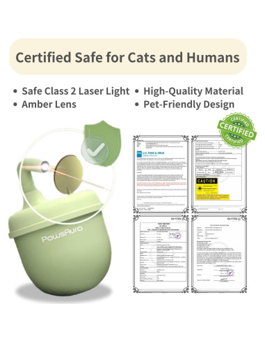 Juguete Automático de Láser para Gatos MayMaw - 3 Modos