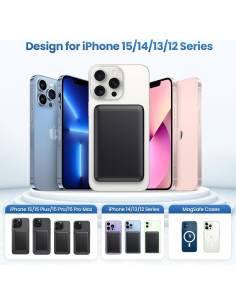 Cargador Portátil Magnético HETP 10800mAh USB-C para iPhone 2