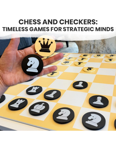 QUOKKA Juego Gigante 4 en Línea Blanco 73 cm - Madera Jumbo QUOKKA Juego Gigante 4 en Línea Blanco 73 cm - Madera Jumbo