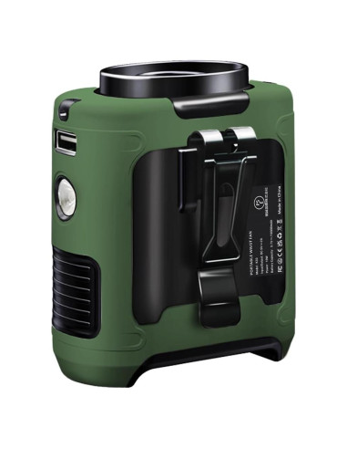 Ventilador Personal CAZOKASI K50 10000mAh Verde 5 en 1