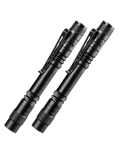 2 Linternas LED de Bolsillo ATZNZIK 13.21 cm Ultra Brillantes