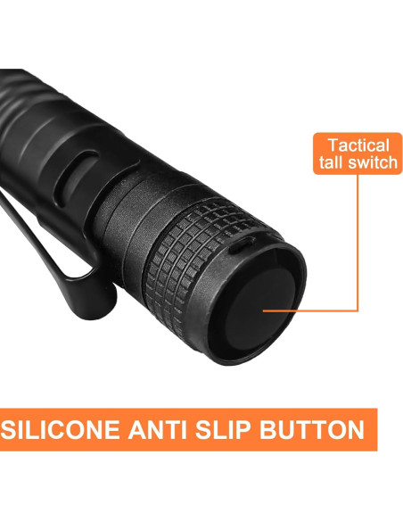 2 Linternas LED de Bolsillo ATZNZIK 13.21 cm Ultra Brillantes