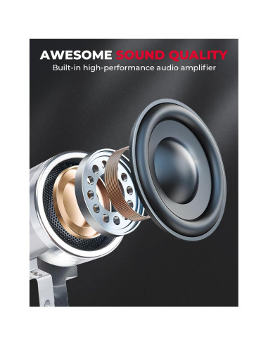 Altavoz Estéreo KEMIMOTO para Motocicleta Impermeable 60W