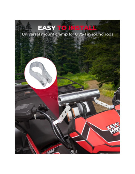 Altavoz Estéreo KEMIMOTO para Motocicleta Impermeable 60W