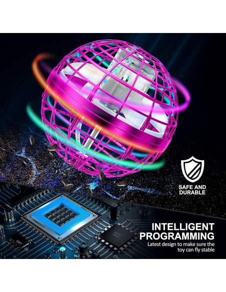 Bola Voladora Orbital AMERFIST Rosa 3x3cm para Niños 6+