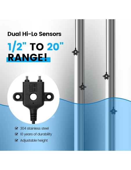 Controlador WiFi de Bomba de Sump Ortis KJ-048, Alarma y Monitoreo